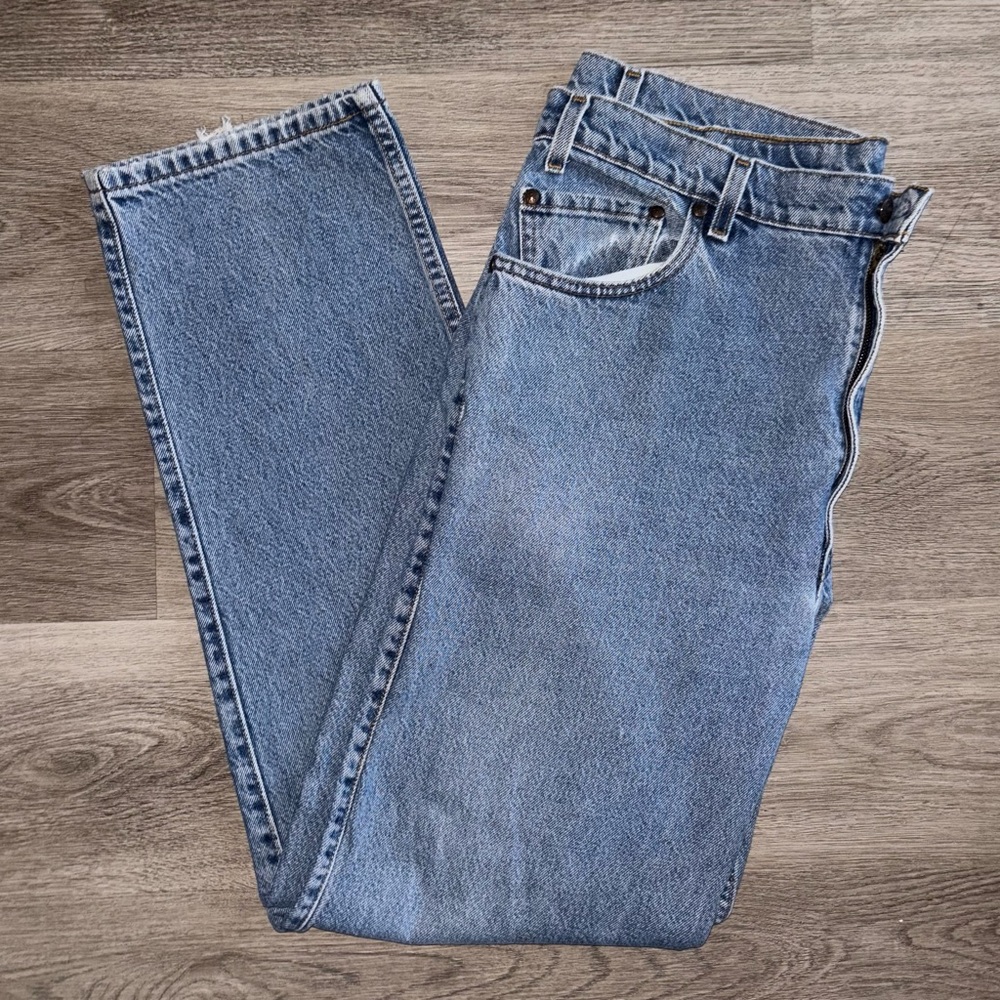 Levi's Men's Straight Blue Jeans - W38 L32 - Picture 1 of 3